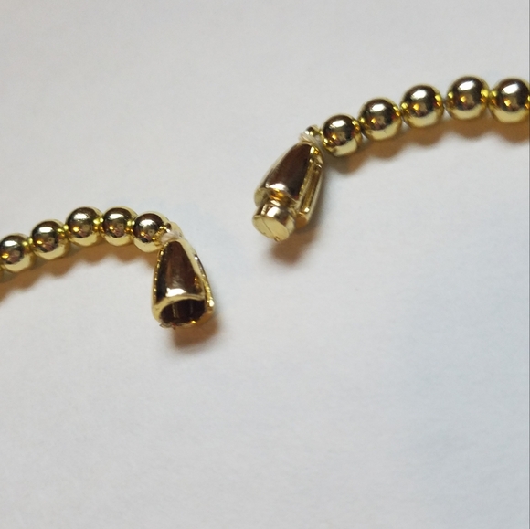 Disney Store Tangled Rapunzel Princess Gold Pink Floral Necklace Girls Plastic - Picture 8 of 9